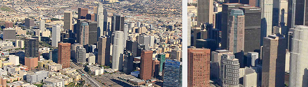 Aerial View of Los Angeles